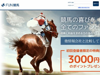 FUN競馬(ファン競馬)（ファンケイバ）の口コミ・評判・評価