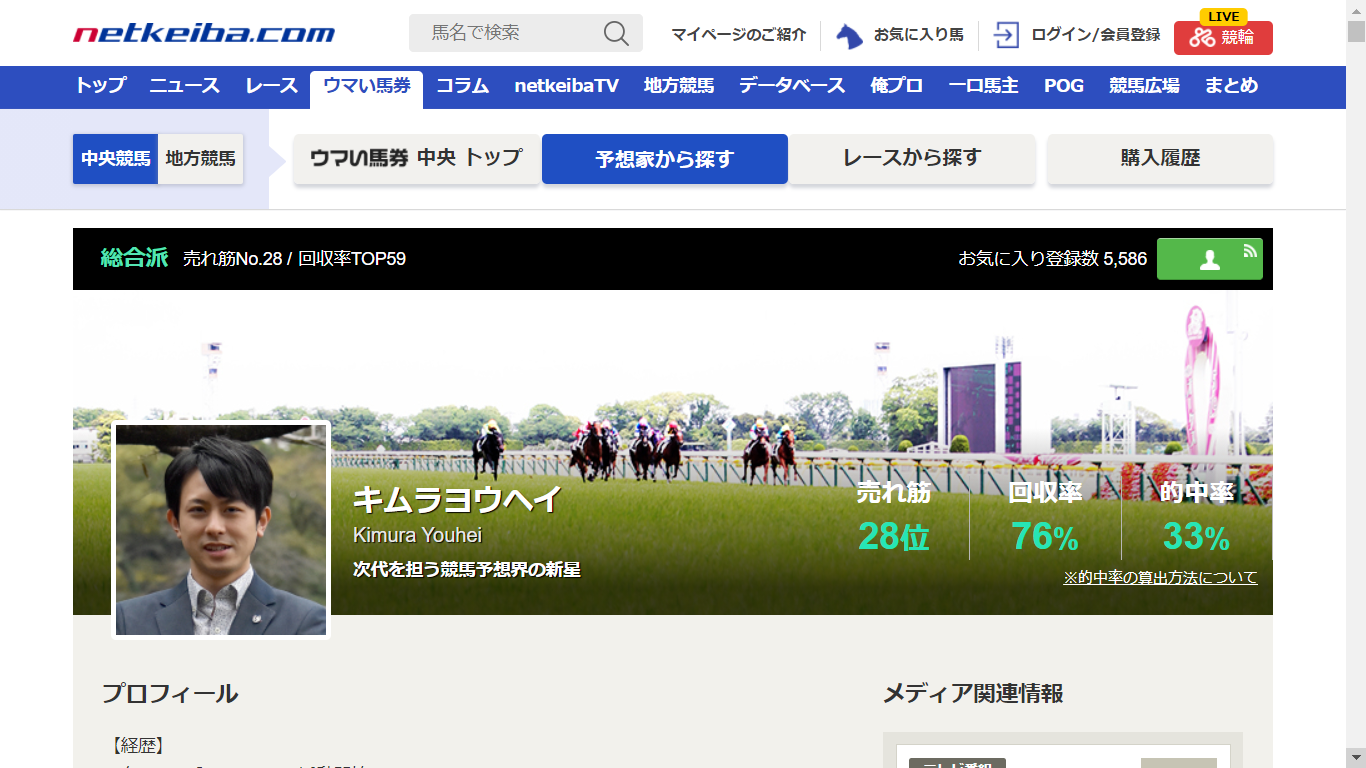 キムラヨウヘイ（netkeiba.com）（キムラヨウヘイネットケイバドットコム）の口コミ・評判・評価